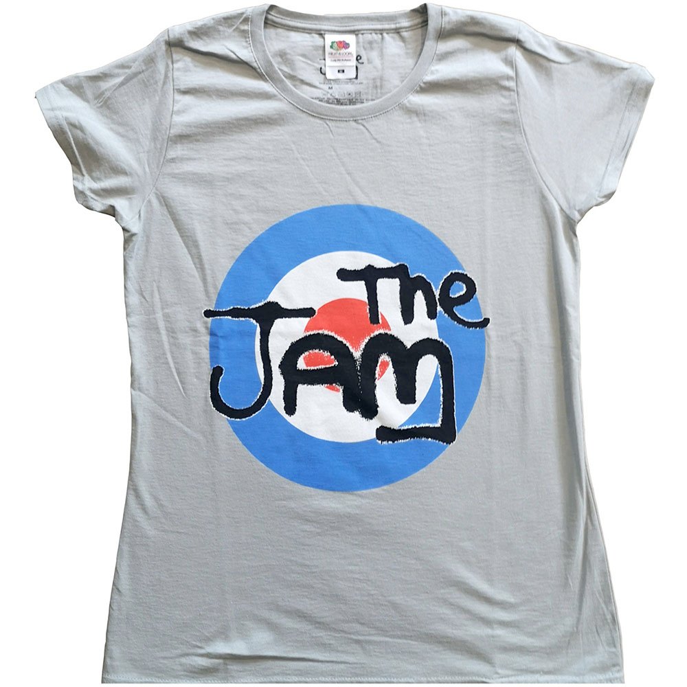 The Jam - Spray Target Logo Tshirt Femme - Gris